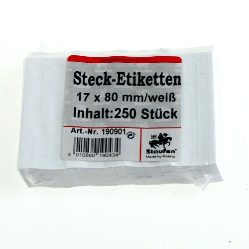 Prodotto Etichette adesive 17mm x 80mm 250 pz.