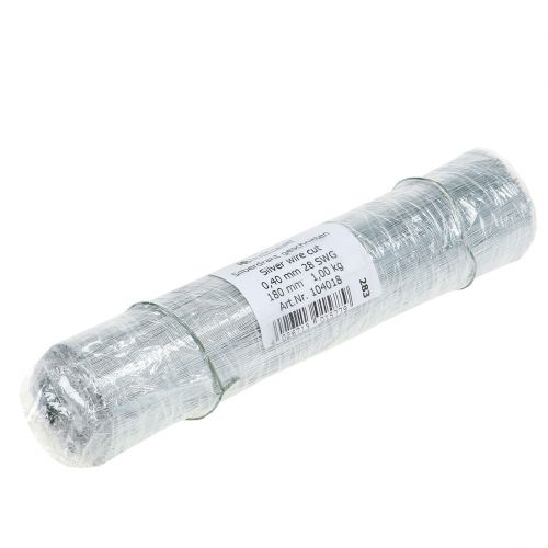 Prodotto Filo per spilli, filo argento zincato Ø0.4mm L180mm 1kg