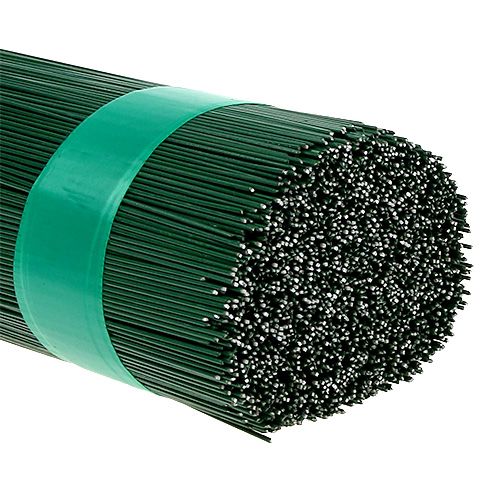 Cavo plug-in verniciato verde 0,8/300mm 2,5kg