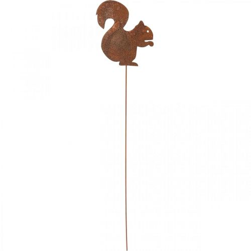 Floristik24 Spina decorativa da giardino con patina di scoiattolo 20cm