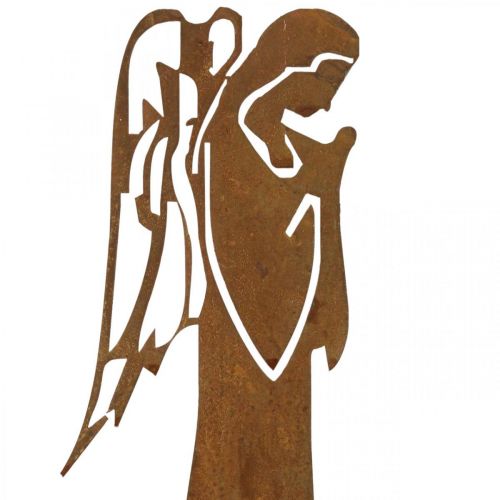 Floristik24 Palo da giardino Patina natalizia Deco Angelo che prega 40 cm