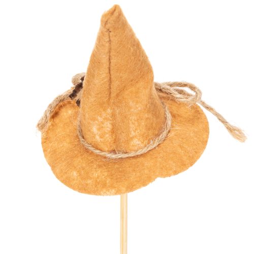 Decorazioni a forma di cappello da strega in feltro per la tavola autunnale, 28 cm, 12 pezzi | Floristik24.it