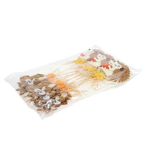 Floristik24 Spine riccio o scoiattolo L30cm 12 pezzi