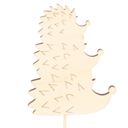 Paletti decorativi da giardino - Famiglia di ricci colorati - 34 cm, 12 pezzi | Floristik24.it
