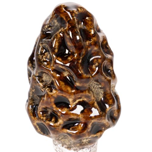 Stecco decorativo artificiale a forma di fungo spugnola per vasi e tavoli, 13 cm, 2 pezzi | Floristik24.it