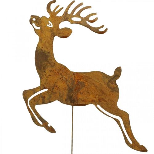 Floristik24 Spina da giardino patina decorativa spina decorazione cervo 21,5 cm