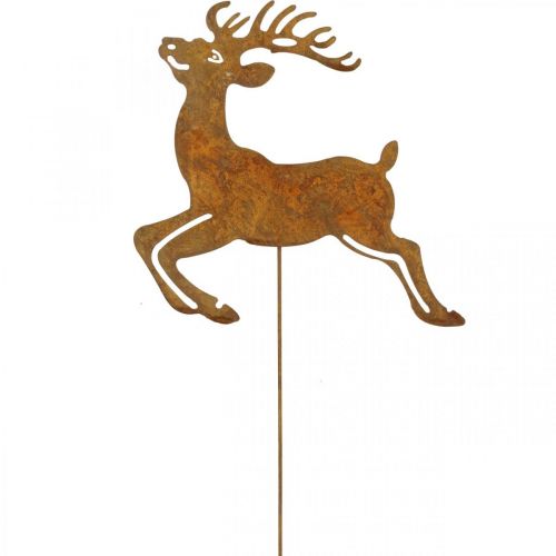 Floristik24 Spina da giardino patina decorativa spina decorazione cervo 21,5 cm