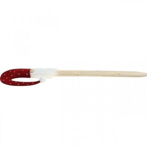 Floristik24 Gnomo di Natale, gnomo da giardino, decorazione natalizia in legno L51cm 3pz