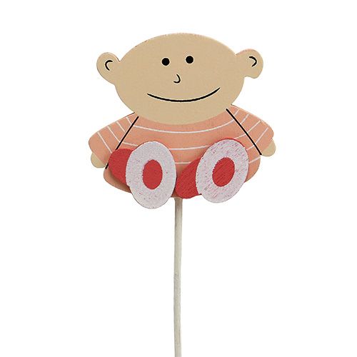 Floristik24 Plug Baby 5 cm L25 cm Rosa 20 pz
