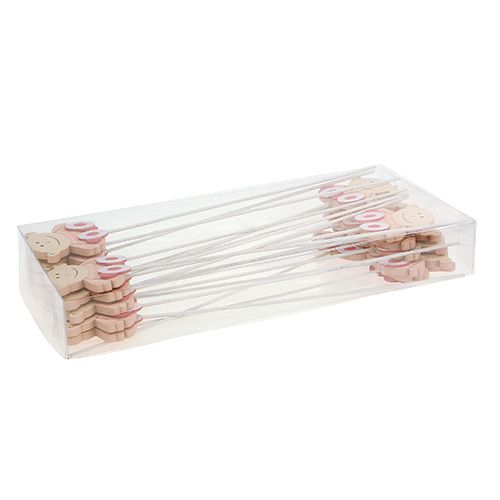 Prodotto Plug Baby 5 cm L25 cm Rosa 20 pz