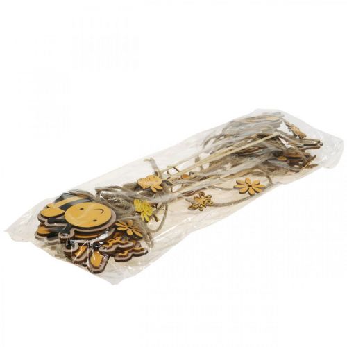 Floristik24 Spina per ape Spina per fiori Decorazione ape in legno 8 cm/32 cm 12 pz