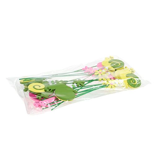 Floristik24 Plug lumaca asst colorato. 7,5 cm 16 pezzi