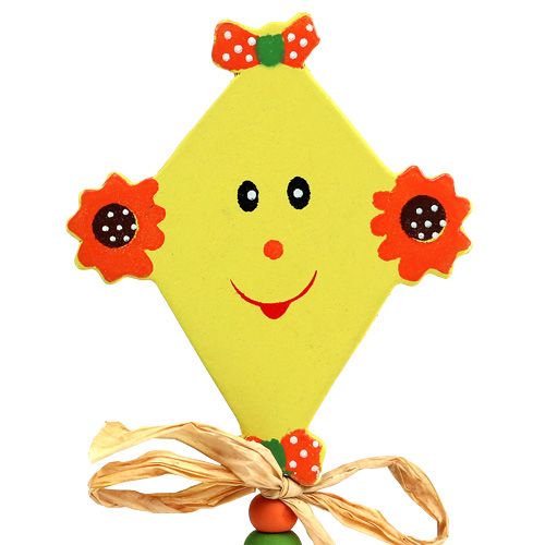 Floristik24 Spina fiore Drago giallo L31cm 4 pezzi