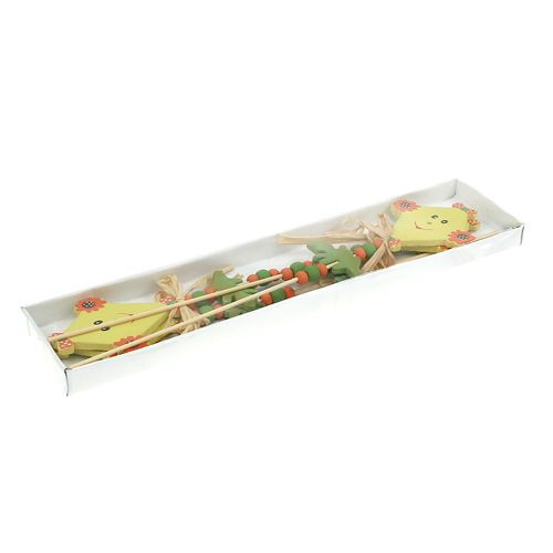 Floristik24 Spina fiore Drago giallo L31cm 4 pezzi