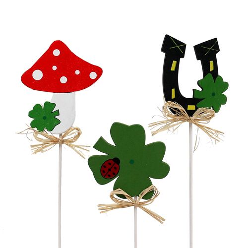 Floristik24 Connettore con simbolo fortunato 6,5-8 cm 12 pezzi