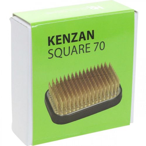 Prodotto Riccio Kenzan Rettangolare Argento Ottone 70×50mm