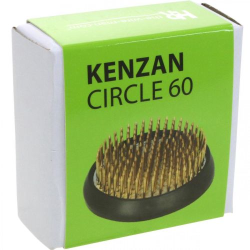 Prodotto Riccio plug-in Kenzan riccio fiore rotondo ottone argentato Ø60mm