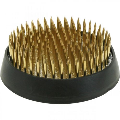 Prodotto Riccio plug-in Kenzan riccio fiore rotondo ottone argentato Ø60mm