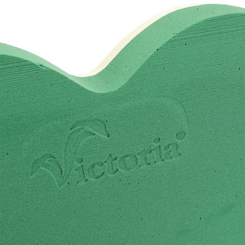 Prodotto Cuore di schiuma floreale 38×36,5 cm schiuma floreale bagnata verde 2 pezzi