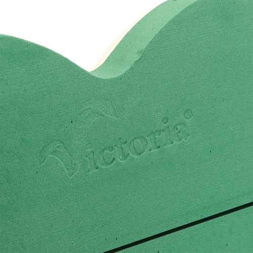 Prodotto Cuore di spugna floreale grande in spugna floreale bagnata verde 48 cm 2 pezzi