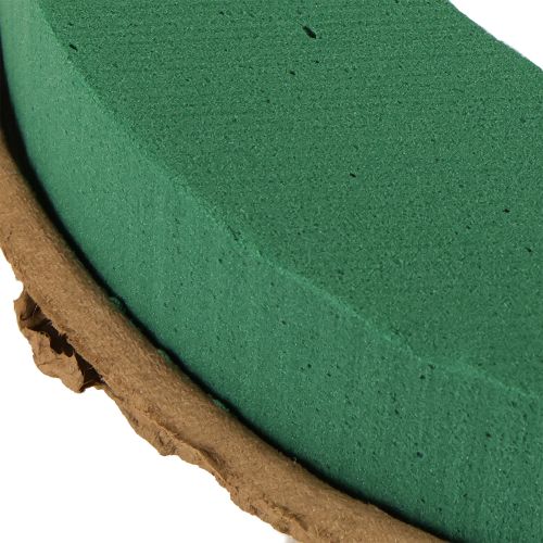 Prodotto Corona di schiuma floreale in schiuma floreale bagnata su cartone Ø30cm 2 pezzi