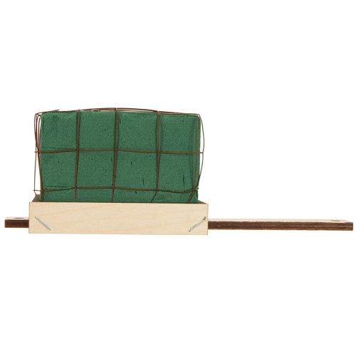 Prodotto Mattoni in schiuma floreale Florette Eco con legno 10×10cm