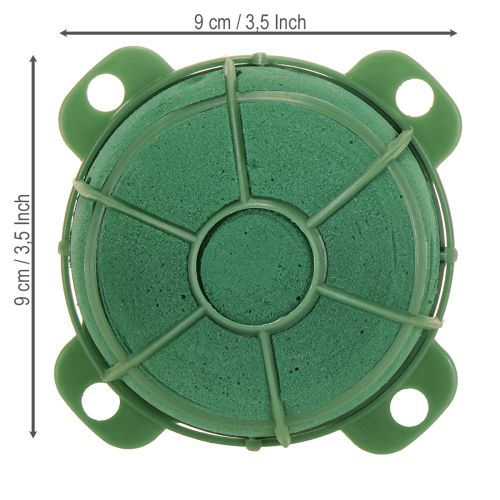 Prodotto Portafiori rotondo in schiuma floreale Ø9cm H5cm 4 pezzi