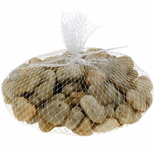 Floristik24 Ciottoli di fiume crema naturale 2-4cm 1kg