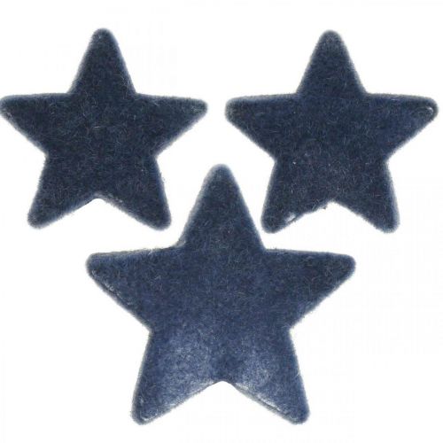 Confettini natalizi, stelle, blu Ø4/5cm 40p