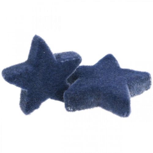 Floristik24 Decorazioni natalizie sparse, stelle sparse, blu Ø4/5cm 40 pezzi