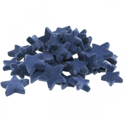 Floristik24 Decorazioni natalizie sparse, stelle sparse, blu Ø4/5cm 40 pezzi