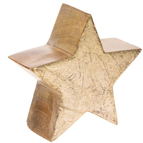 Supporto decorativo a forma di stella natalizia per tavolo o mensola, 10 cm, 3 pezzi
