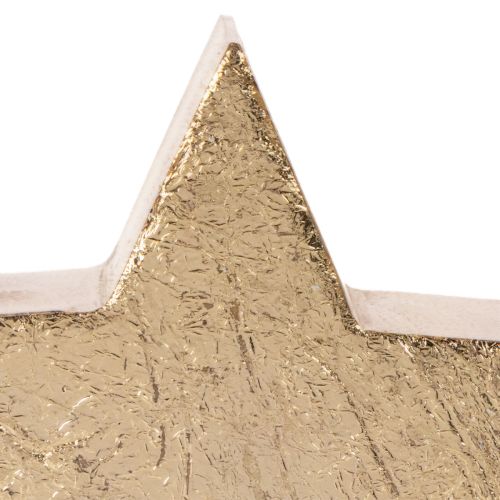 Supporto decorativo a forma di stella natalizia per tavolo o mensola, 10 cm, 3 pezzi | Floristik24.it
