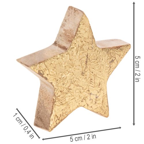 Stelle decorative lucide per la tavola, 5 cm, 9 pezzi | Floristik24.it