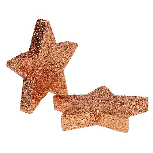 Floristik24 Stelle rame 6,5 cm con mica 36 pezzi