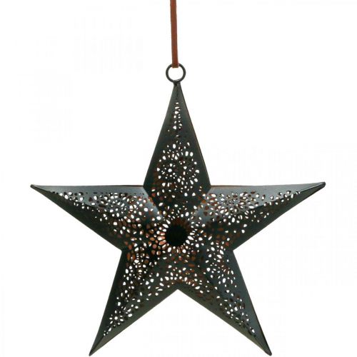 Prodotto Appendino natalizio Star Metal Star Black H19cm