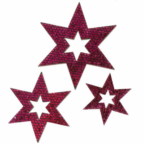 Prodotto Decorazione a dispersione stella viola 3-5 cm 48 pz