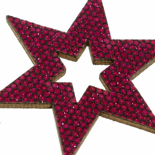 Prodotto Decorazione a dispersione stella viola 3-5 cm 48 pz