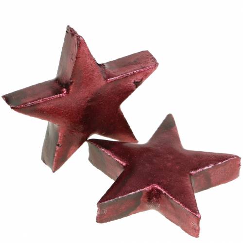 Prodotto Deco stella rosso scuro 4 cm 12 pezzi