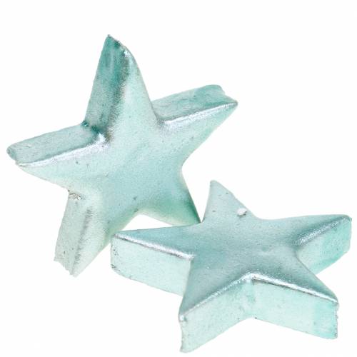 Prodotto Deco Stars Ice Blue 4cm 12 pezzi
