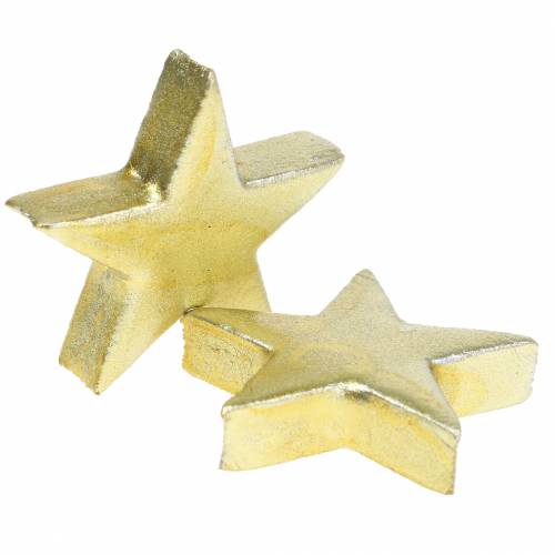 Floristik24 Stelle decorative oro 4 cm 12 pezzi