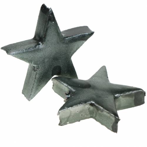 Floristik24 Stelle decorative grigie 4 cm 12 pz
