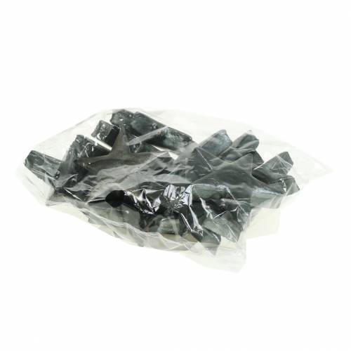 Floristik24 Stelle decorative grigie 4 cm 12 pz