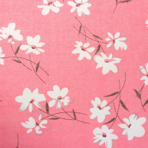 Prodotto Tessuto decorativo fiori rosa 30 cm x 3 m