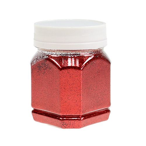 Floristik24 Litter glitter rosso 115g