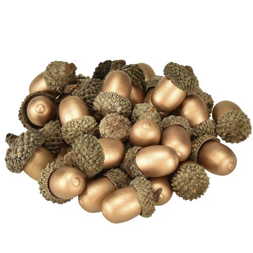 Prodotto Ghiande decorative sparse autunno inverno oro 3 cm 36 pz
