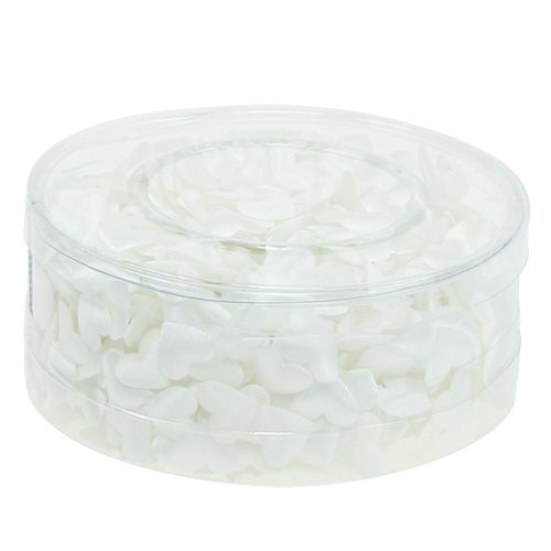 Prodotto Decorazione a dispersione cuori bianchi 14mm 800 pz