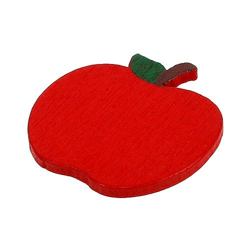 Floristik24 Decorazione a dispersione mela granchio rossa 3 cm 72 pz