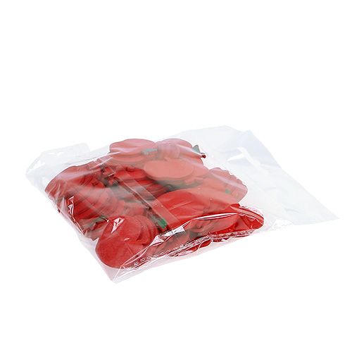 Floristik24 Decorazione a dispersione mela granchio rossa 3 cm 72 pz