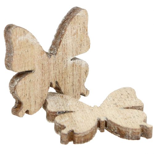 Prodotto Decorazione sparsa farfalla in legno naturale 2 cm 144 pz